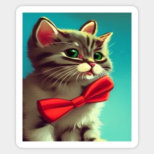 Gentleman Cat. Sticker